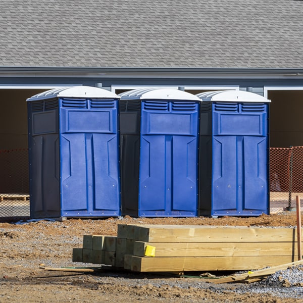 is there a specific order in which to place multiple porta potties in Lexa Arkansas